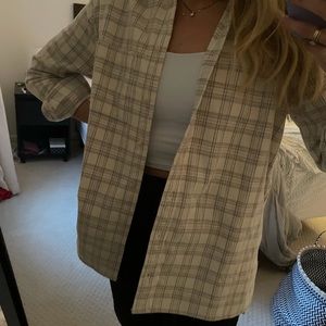 Madewell corduroy Oversized Ex-Boyfriend Shirt